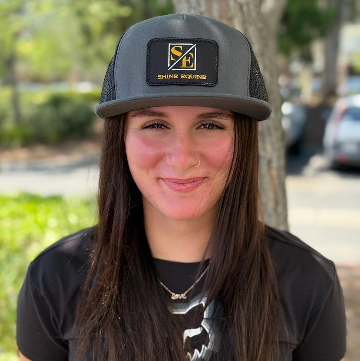 Shine Equine Patch Flat Bill Hat