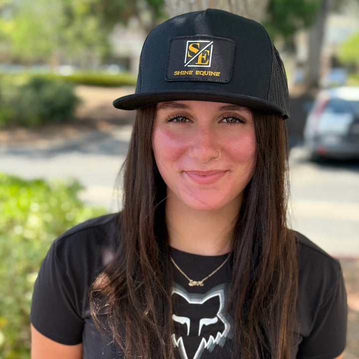 Shine Equine Patch Flat Bill Hat