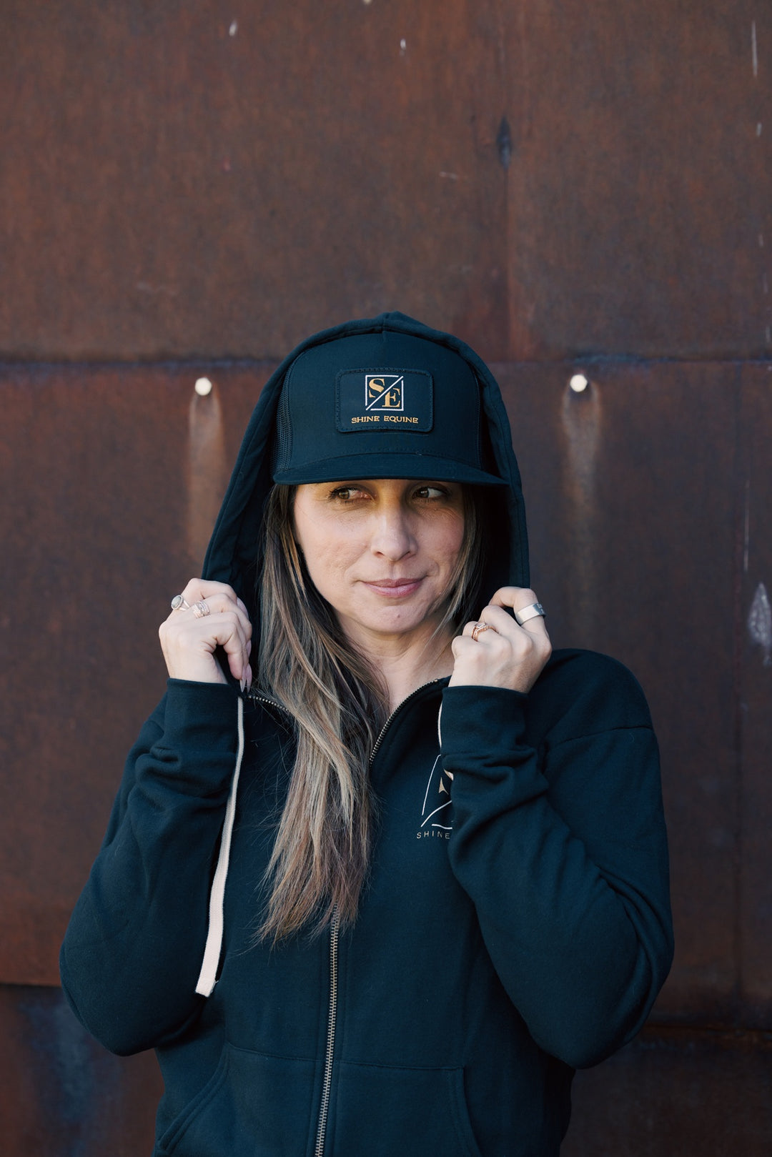 Shine Zipper Hoodie