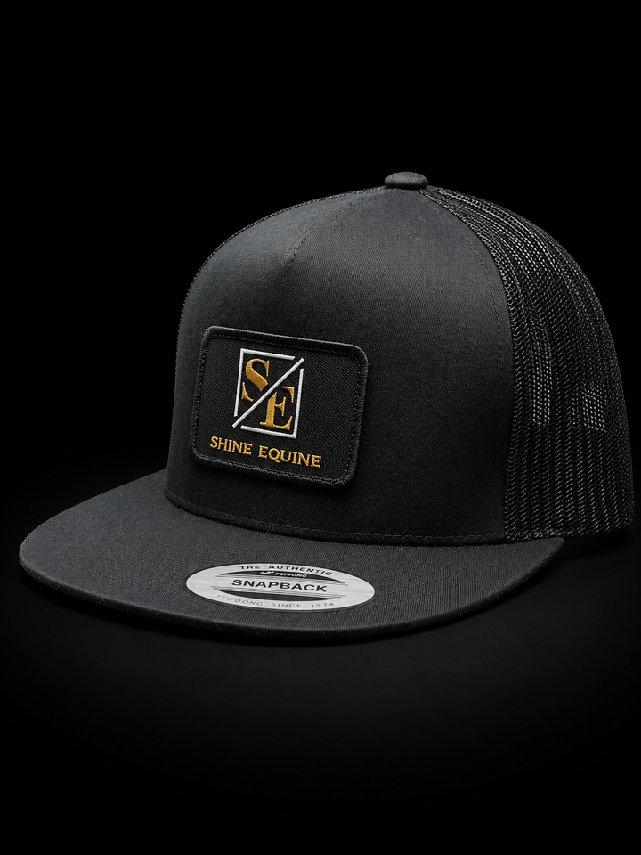 Shine Equine Patch Flat Bill Hat