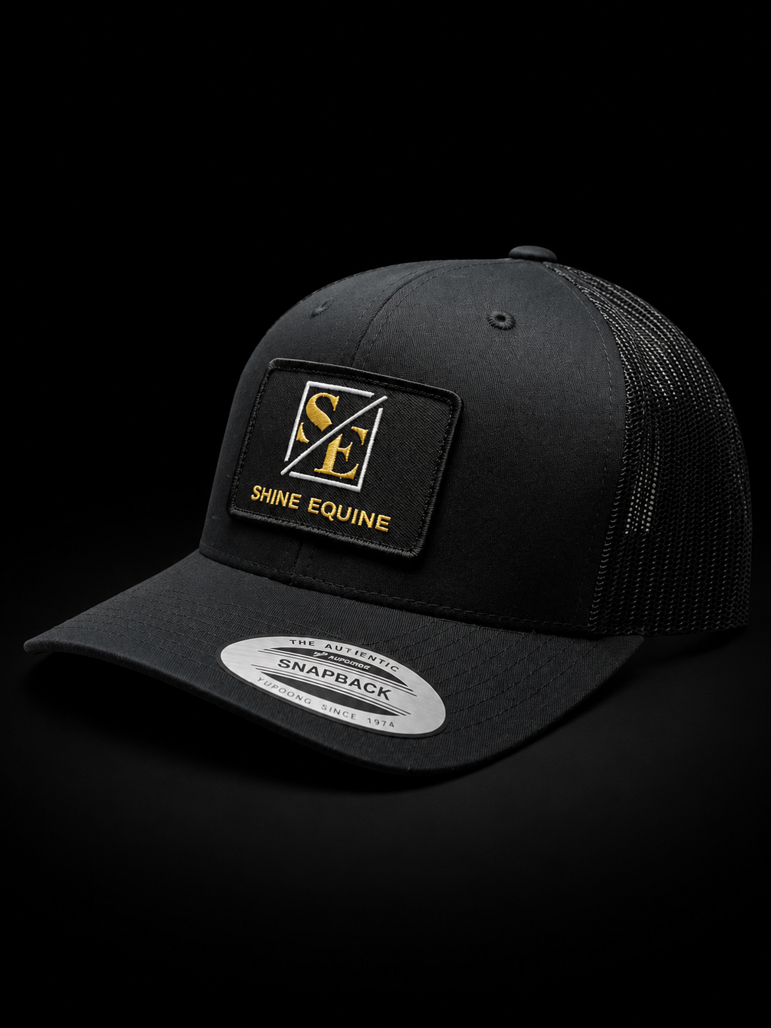 Shine Equine Patch Curved Bill Hat