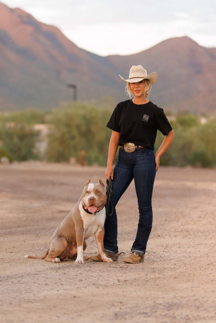 Shine K9 Crop Tee