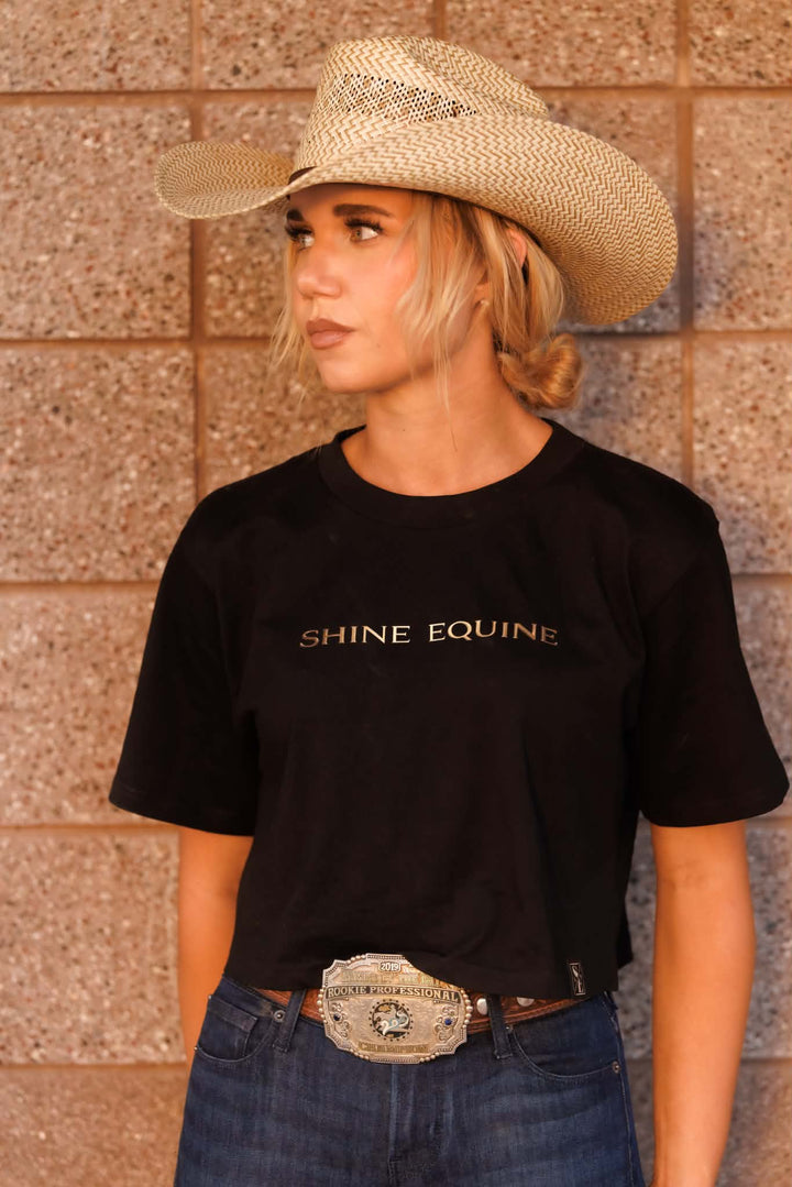Top Shelf Shine Crop Tee