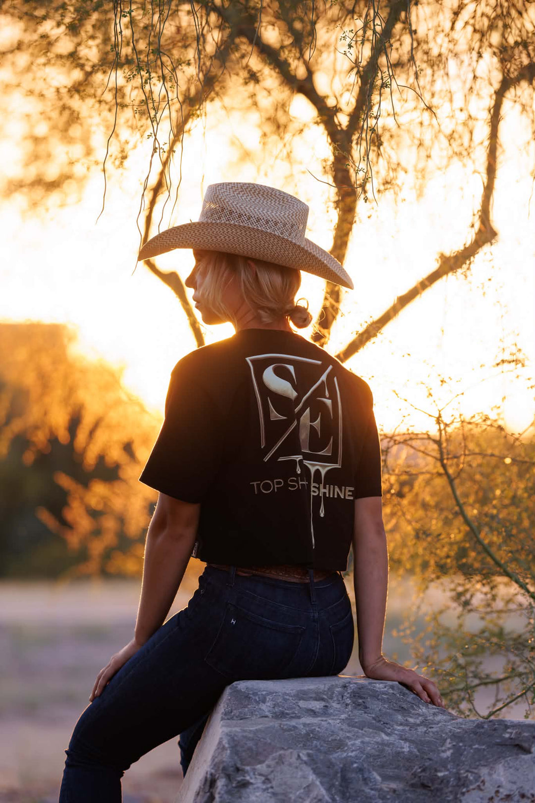 Top Shelf Shine Crop Tee