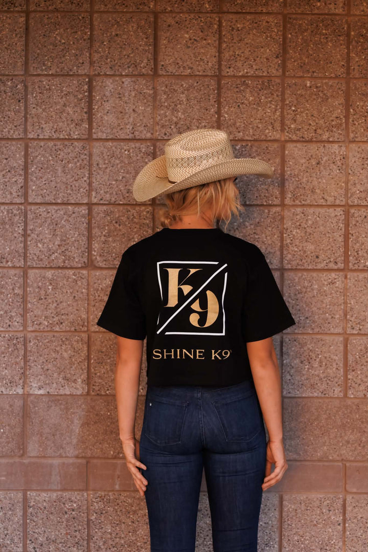Shine K9 Crop Tee