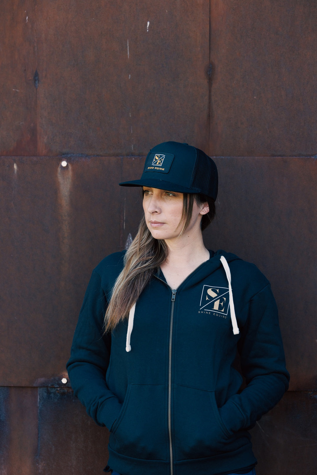 Shine Zipper Hoodie