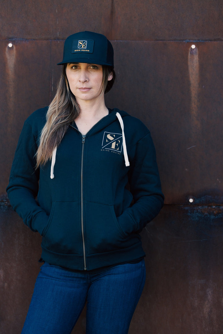Shine Zipper Hoodie