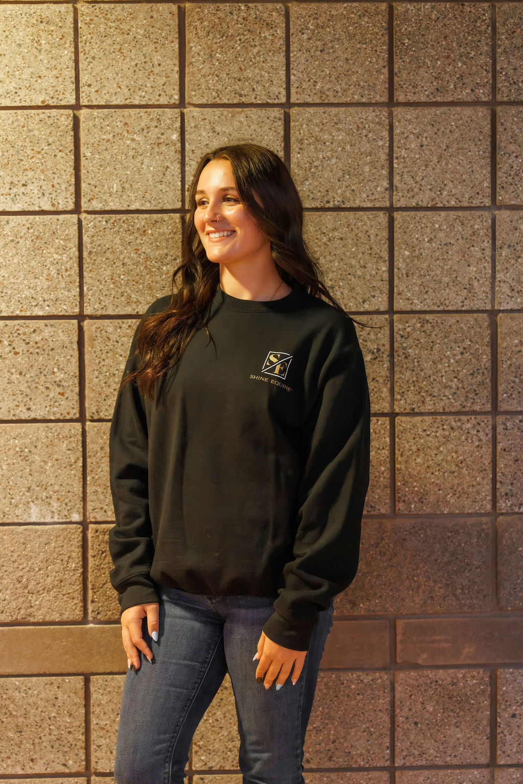 Shine Equine Signature Crewneck