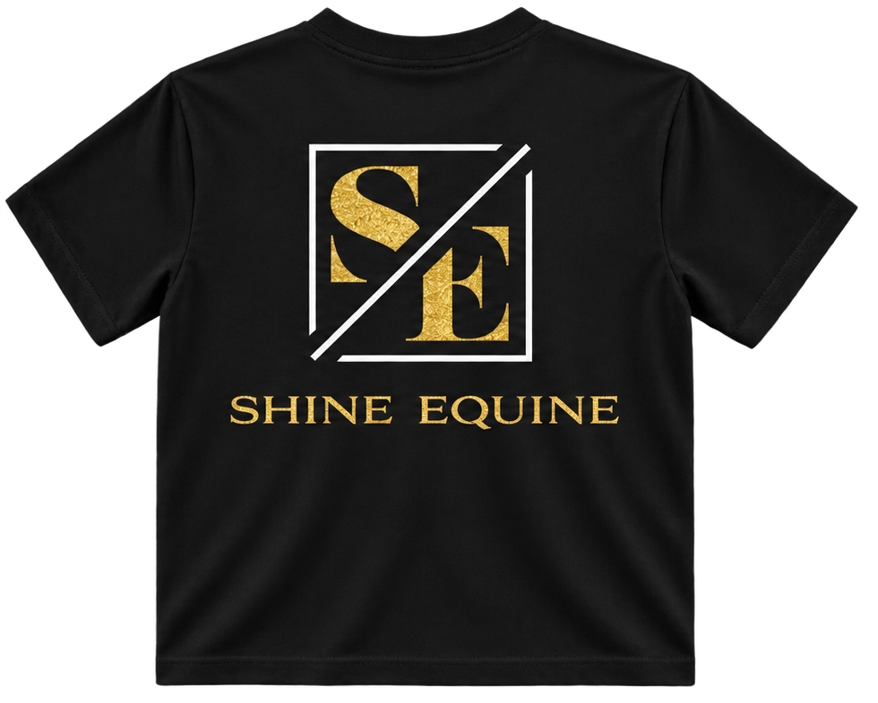 Shine Equine Signature Shine Crop Tee