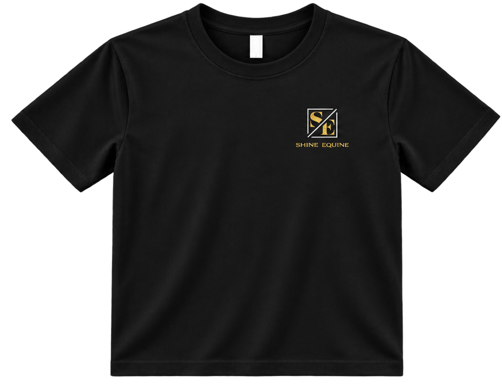 Shine Equine Signature Shine Crop Tee