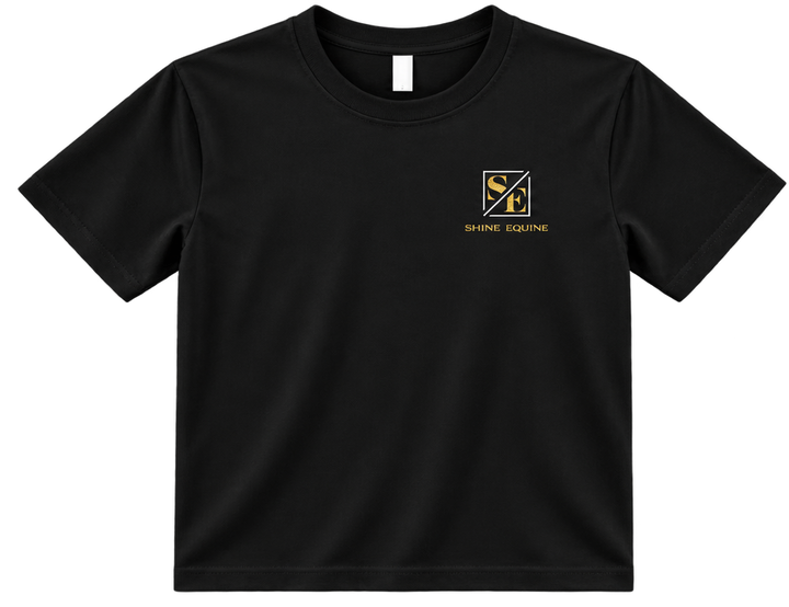Shine Equine Signature Shine Crop Tee