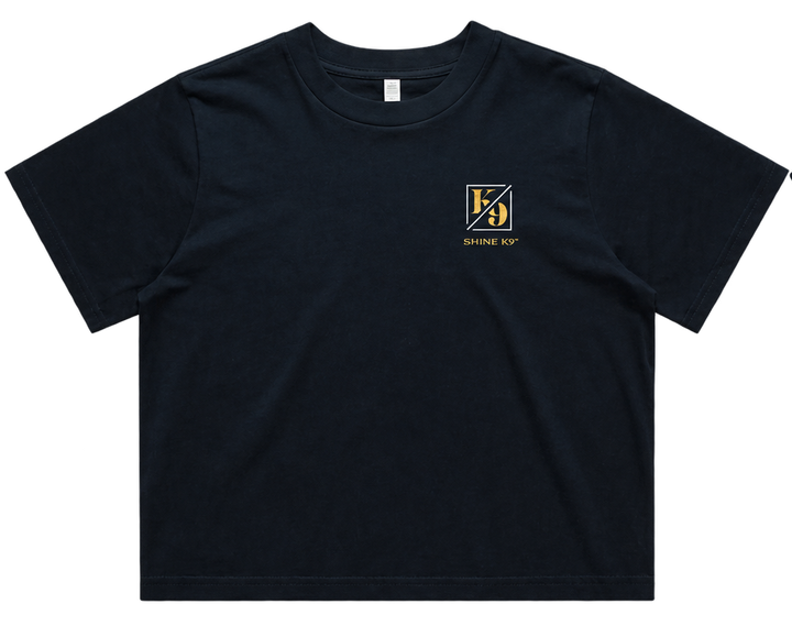 Shine K9 Crop Tee
